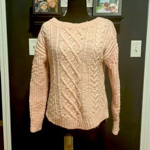 Banana Republic Cable Knit Wool Sweater